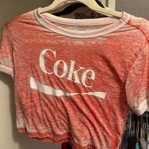 Forever 21 Coke Cropped Tee